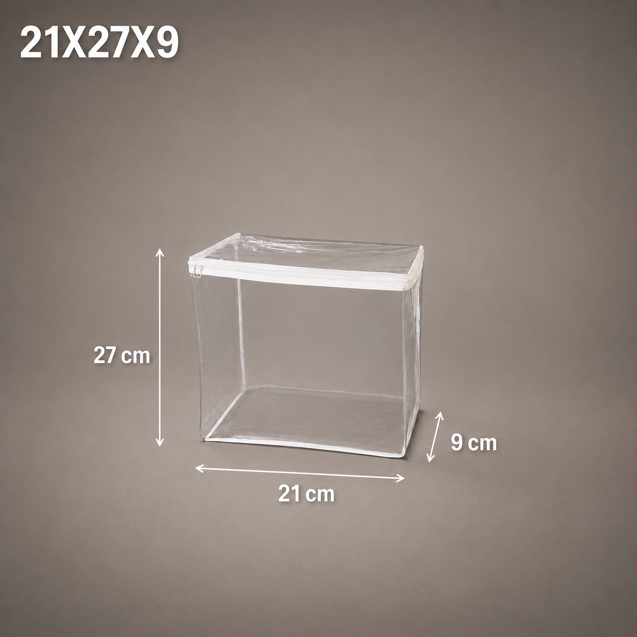 Bolsa PVC (Broche, cierre, colgador)