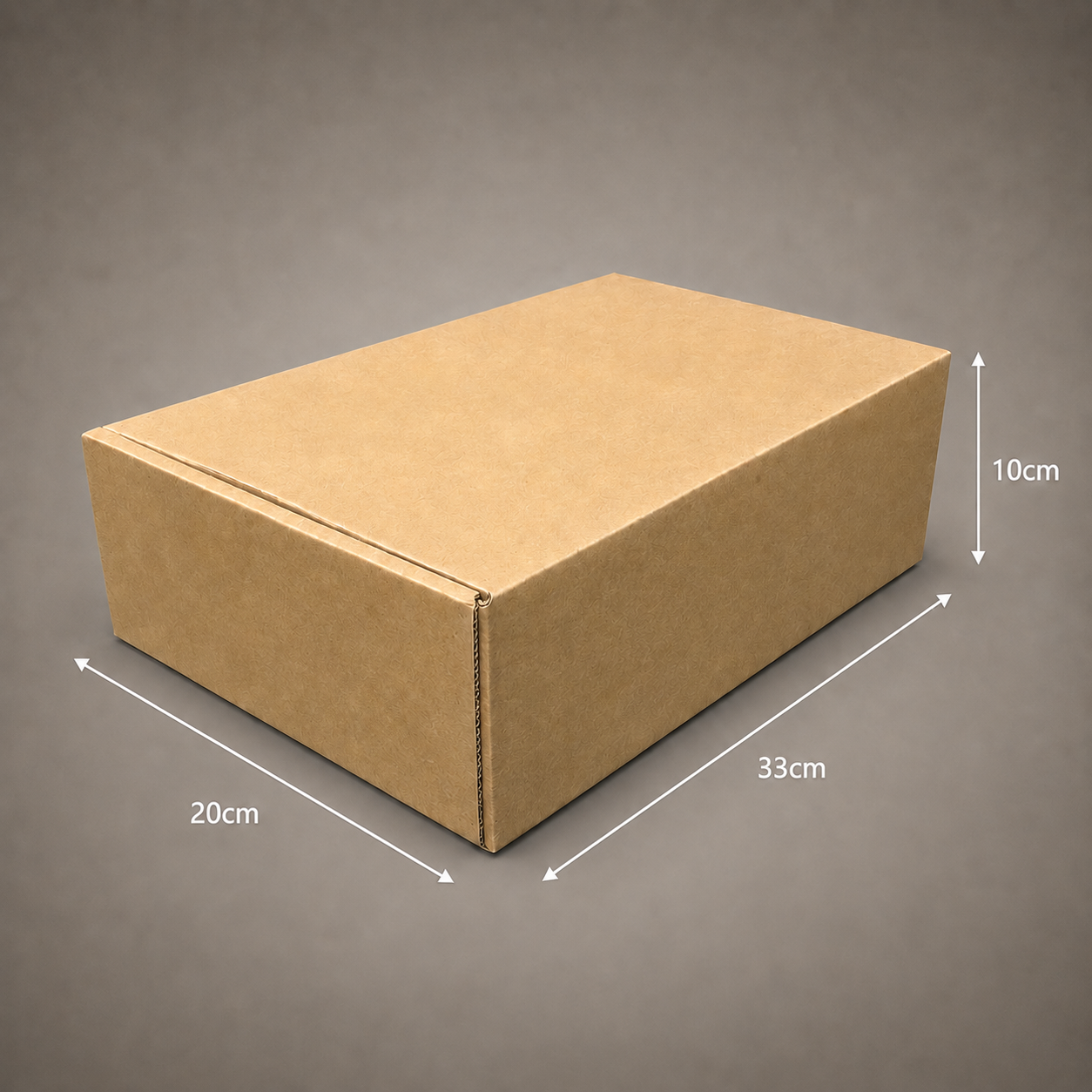 Caja de Cartón Autoarmable Kraft Premium 2,5 Kgs Max