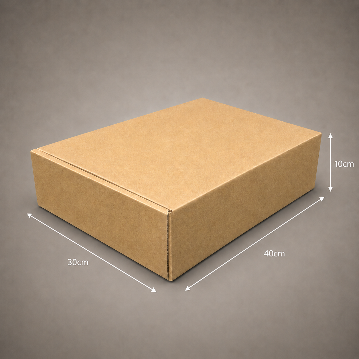Caja de Cartón Autoarmable Kraft Premium 2,5 Kgs Max