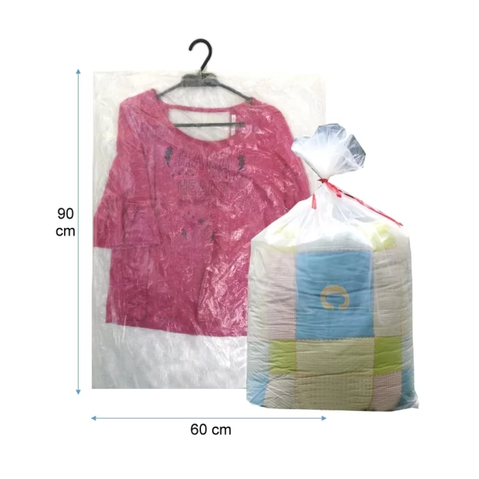 "60X90" 100% Virgen Transparente 70 Micrones Gruesa