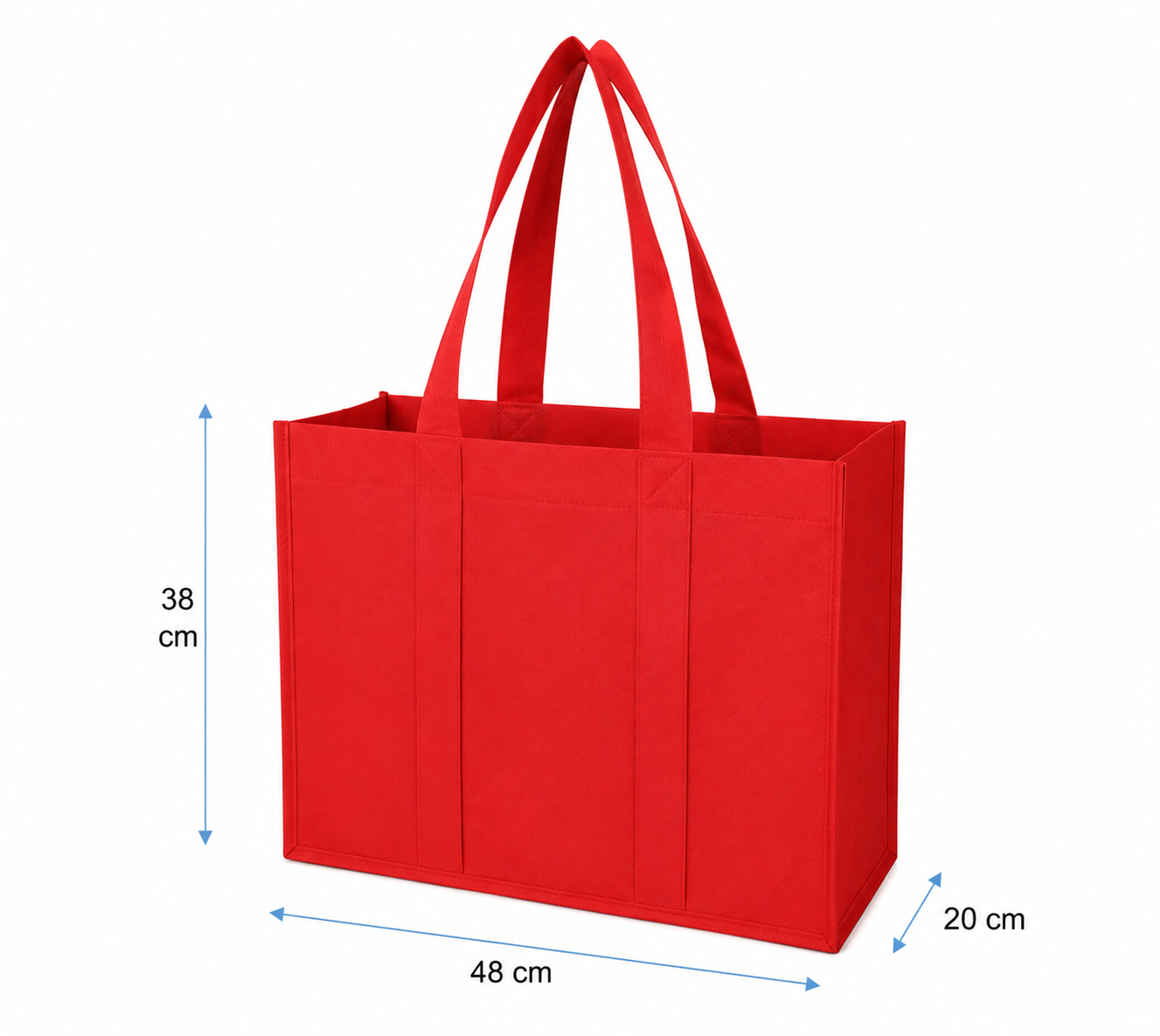 Bolsa Tnt (Tela No Tejida) Extra Resistencia (20-25 Kg. Máx.) Ecológica.