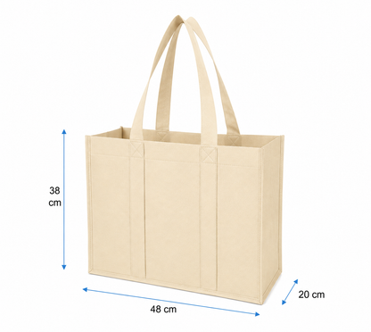 Bolsa Tnt (Tela No Tejida) Extra Resistencia (20-25 Kg. Máx.) Ecológica.