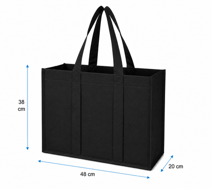 Bolsa Tnt (Tela No Tejida) Extra Resistencia (20-25 Kg. Máx.) Ecológica.
