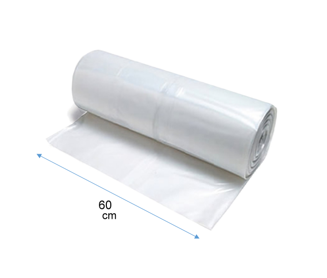 Manga 60 Cms,  Grosor: 100 Mic. (Semi Gruesa)