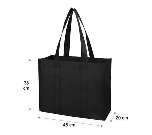 Bolsa Tnt (Tela No Tejida) Extra Resistencia (20-25 Kg. Máx.) Ecológica.