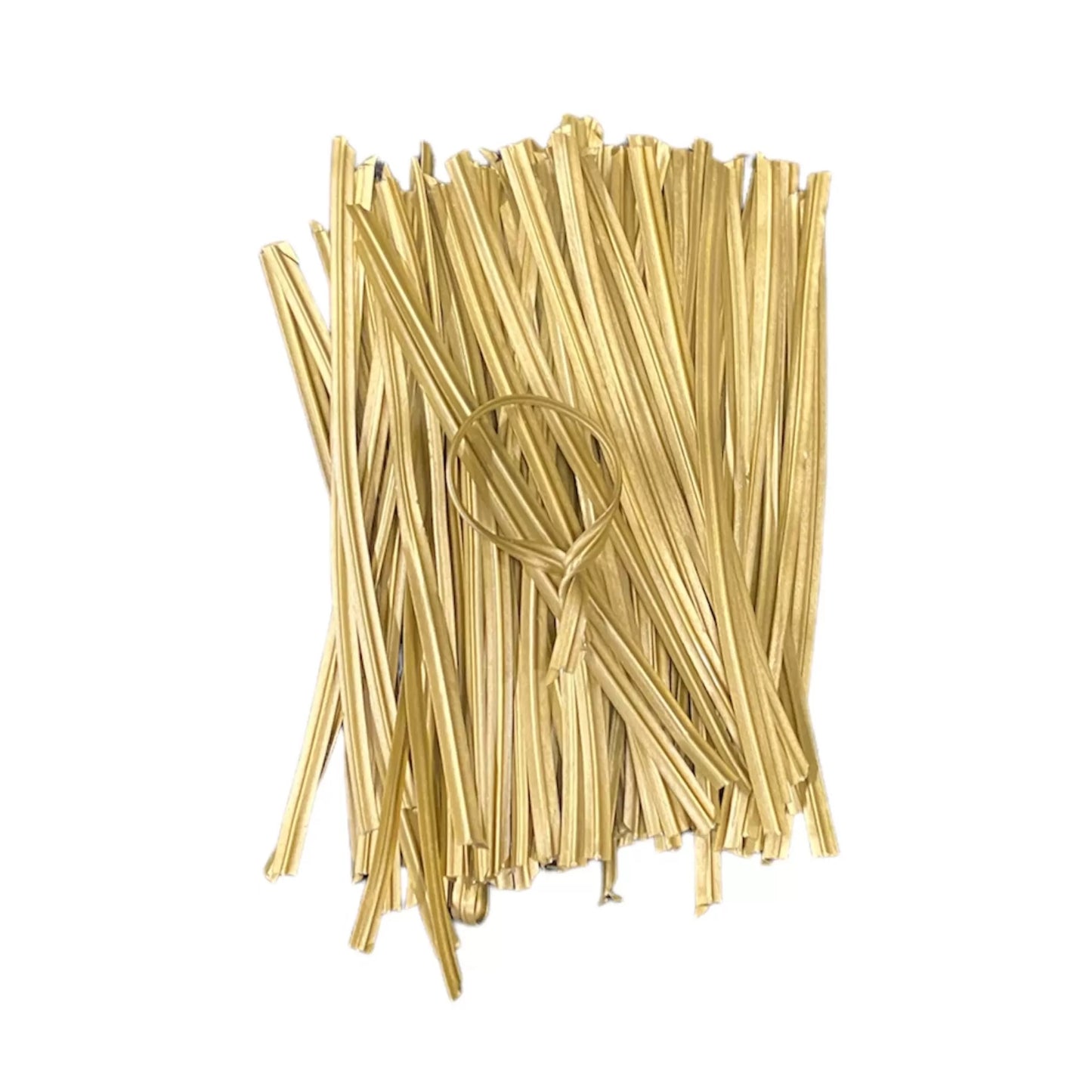 Amarra Ecológica 12 Cm 100 Gr. (500 Unidades Aprox) Papel Kraft