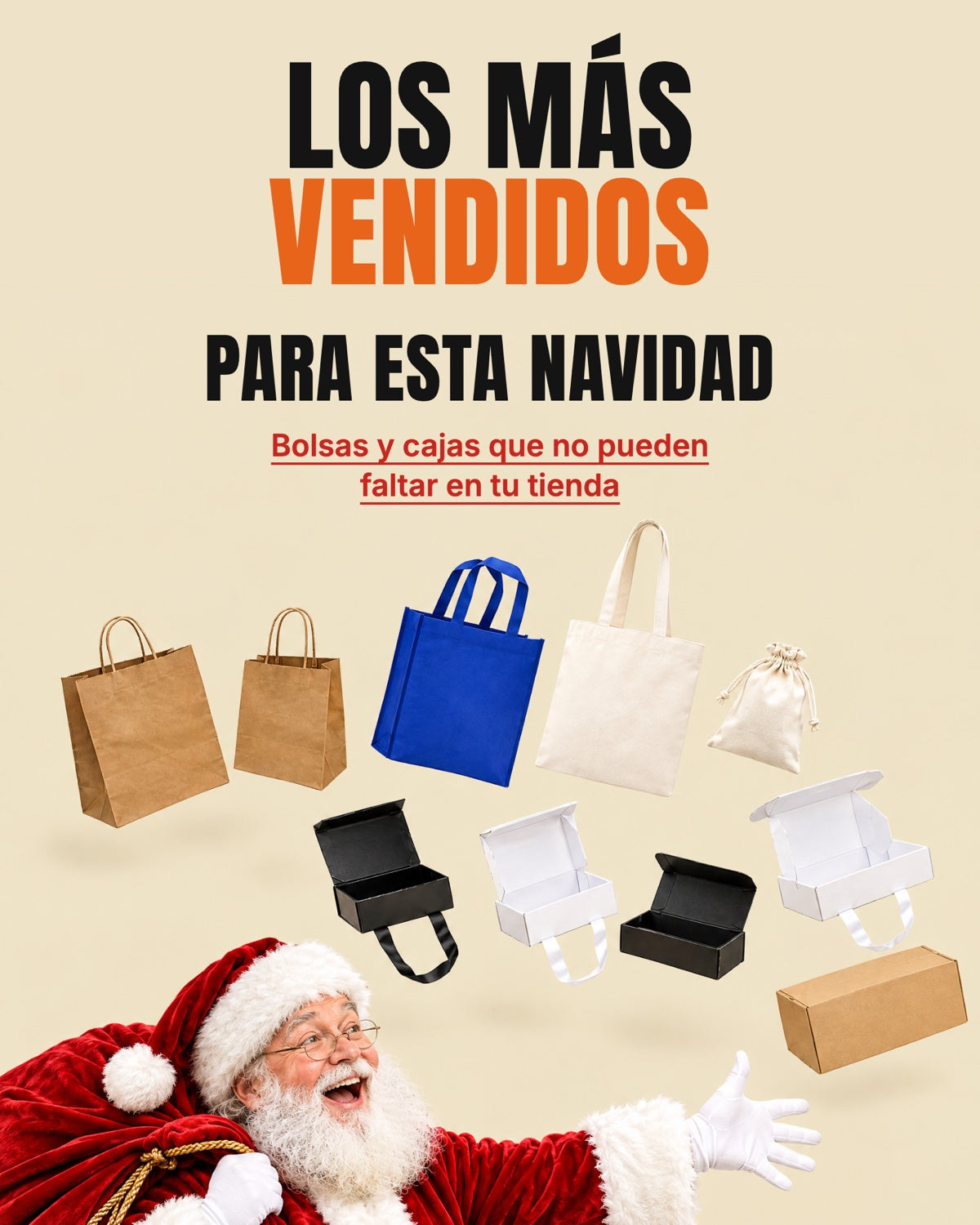 Los más vendidos para esta Navidad: bolsas y cajas que no pueden faltar en tu tienda