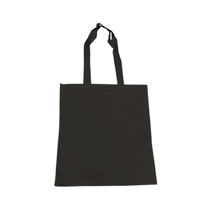 Bolsa de algodón negra 39x39 cm de Homs Pack