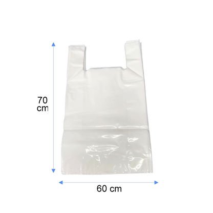Bolsa Camiseta Gruesa Blanca (60X70)