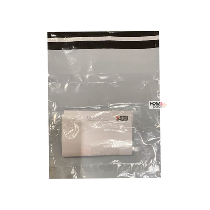 Bolsa Courier Plástica + Bolsillo Documentos (35X38)
