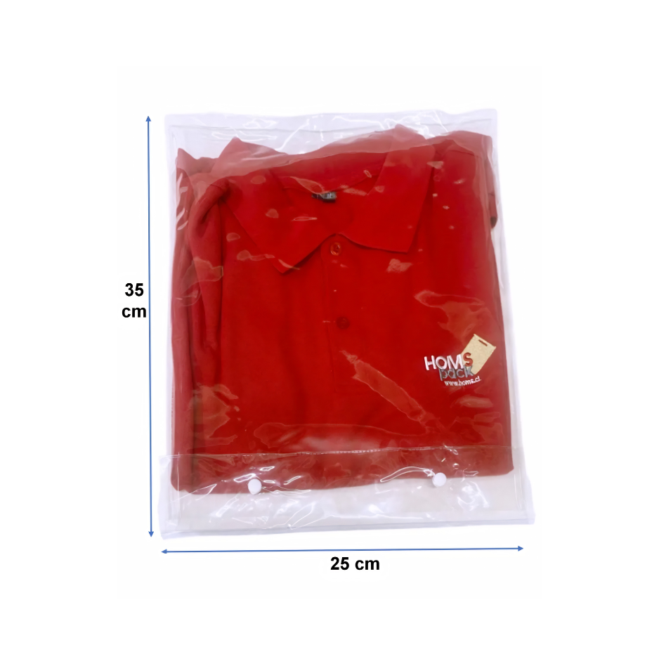 Bolsa PVC (Broche, cierre, colgador)