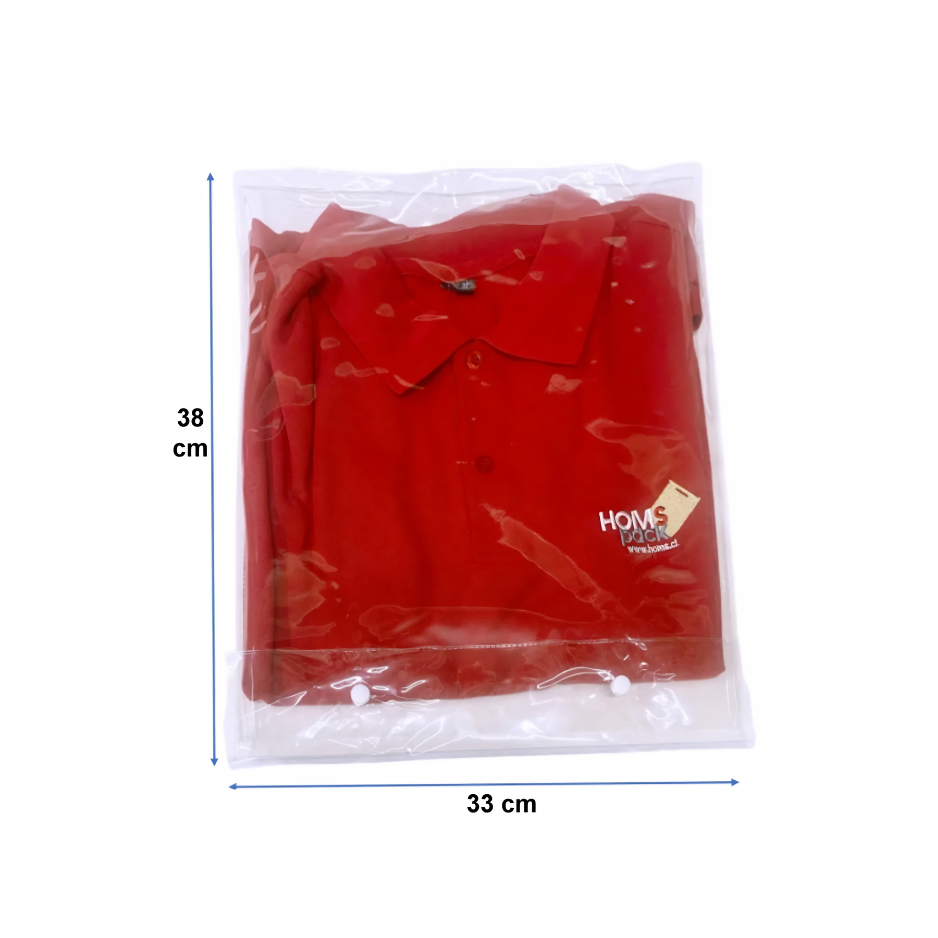 Bolsa PVC (Broche, cierre, colgador)