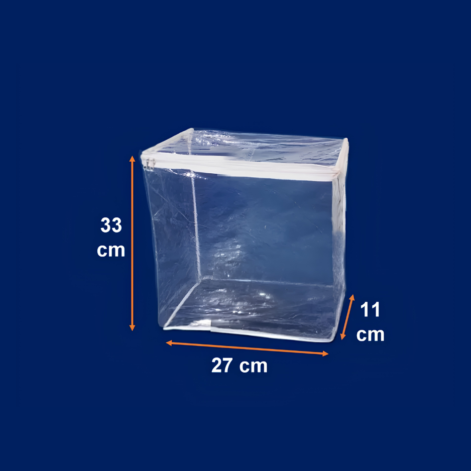 Bolsa PVC (Broche, cierre, colgador)