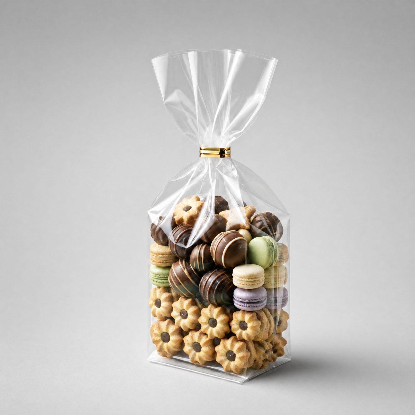 Bolsa de Papel Celofán (Fondo de Cartón)