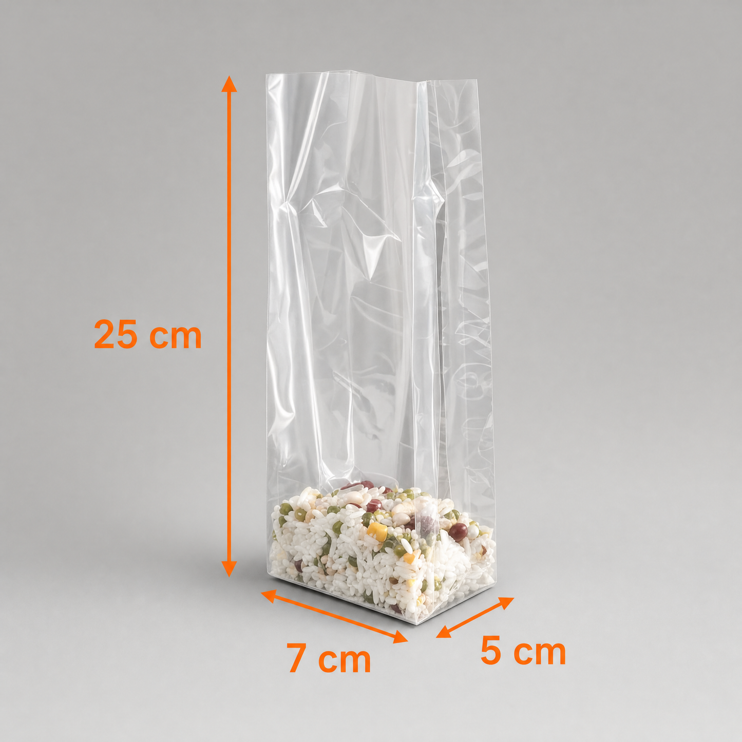 Bolsa de Papel Celofán (Fondo de Cartón)