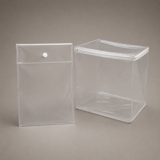 Bolsa PVC (Broche, cierre, colgador)