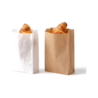 Saco de papel blanco y saco de papel kraft, Homs Pack