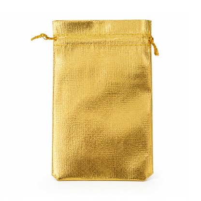Saquito Tela Oro 15X25 Cm
