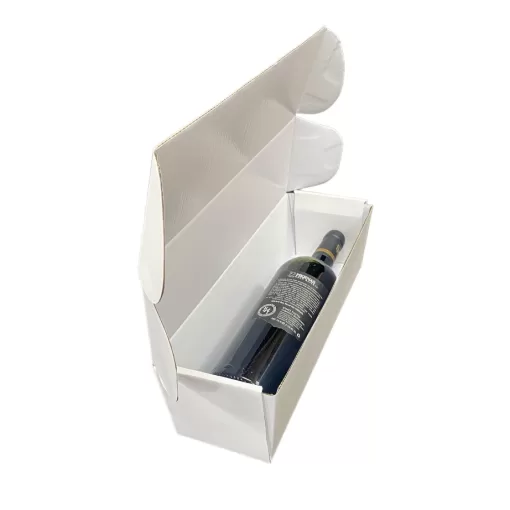 CAJA LUJO 1 BOTELLA BLANCA 2